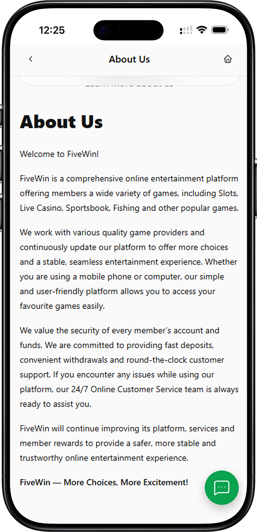 About FIVEWIN – Discover Our Online Entertainment Platform