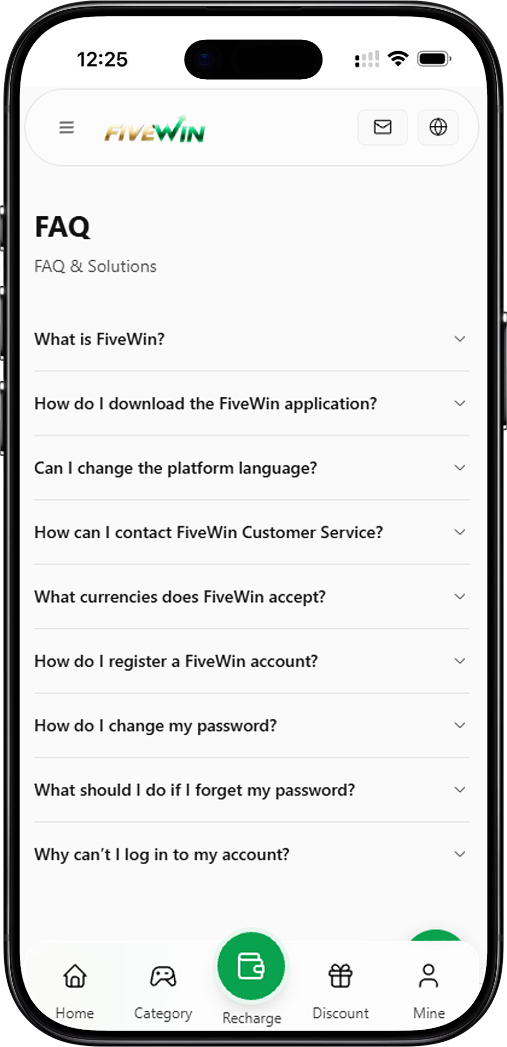 FIVEWIN FAQ – General Platform Information