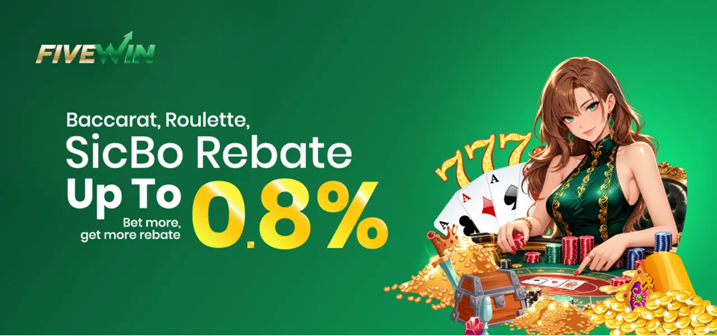 FIVEWIN Live Casino Daily Rebate – Promotion Overview
