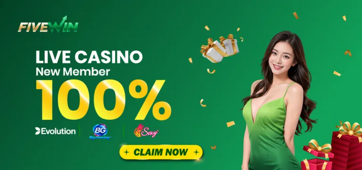 100% Live Casino Welcome Bonus